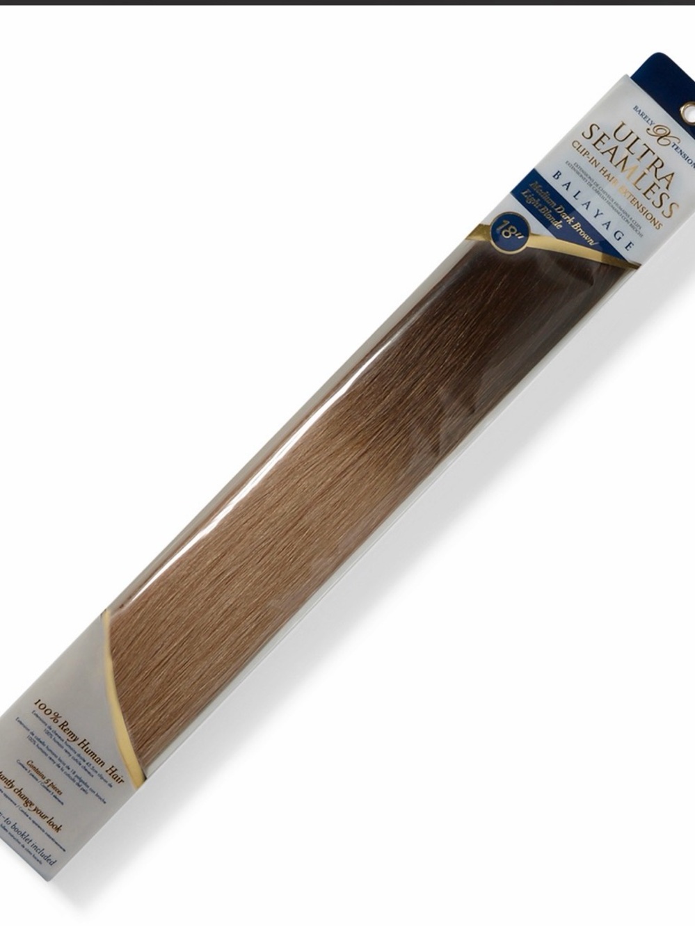 18” Ultra seamless clip in human hair extensions